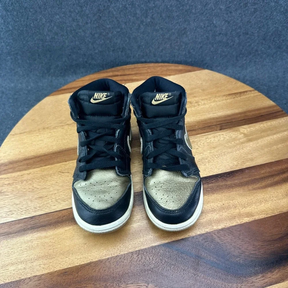 Jordan Air Jordan 1 Retro High OG (TD) Black/Gold Toddler 10C Leather FD1413-071